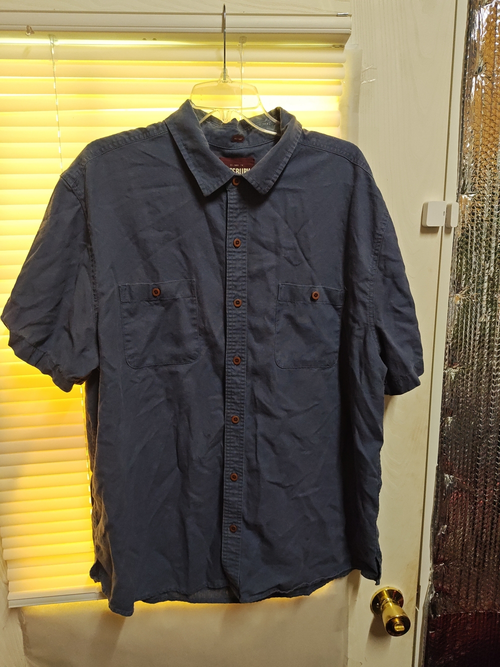 Alesbury Men's Casual Short-Sleeve Button-Down Shirt